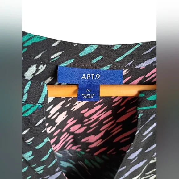 Apt 9 Long Colorful Dress Size Medium - Picture 4 of 5